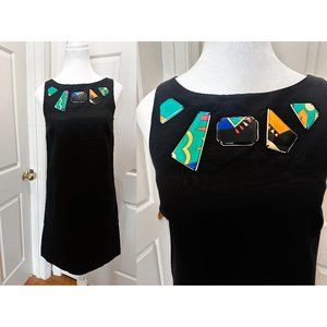 PUCCI Sheath Dress / 38 Size 4 XS S Vintage Y2K / EUC / Rare / Black Sleeveless